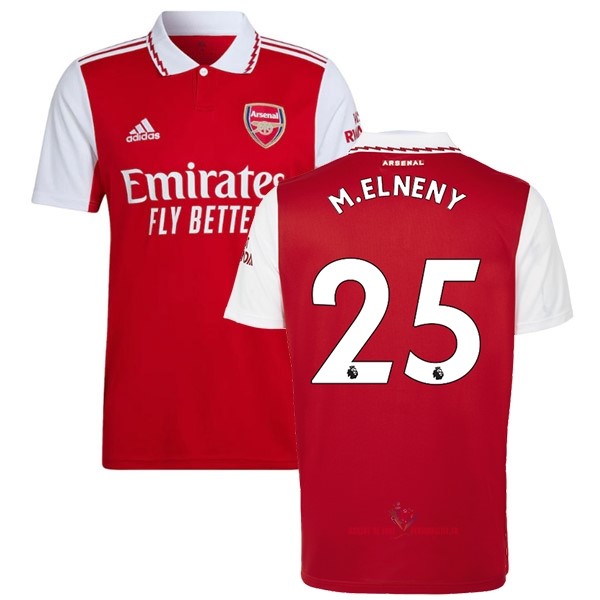 Maillot Om Pas Cher adidas NO.25 M.Elneny Domicile Maillot Arsenal 2022 2023 Rouge