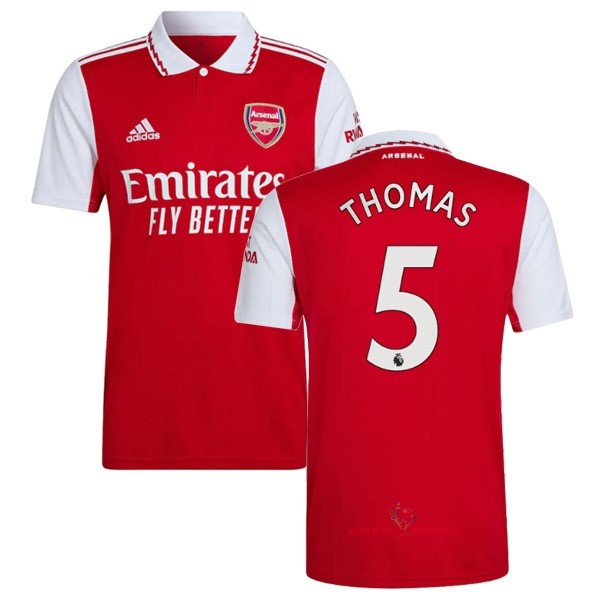 Maillot Om Pas Cher adidas NO.5 Thomas Domicile Maillot Arsenal 2022 2023 Rouge