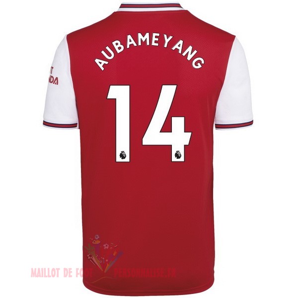 Maillot Om Pas Cher adidas NO.14 Aubameyang Domicile Maillot Arsenal 2019 2020 Rouge