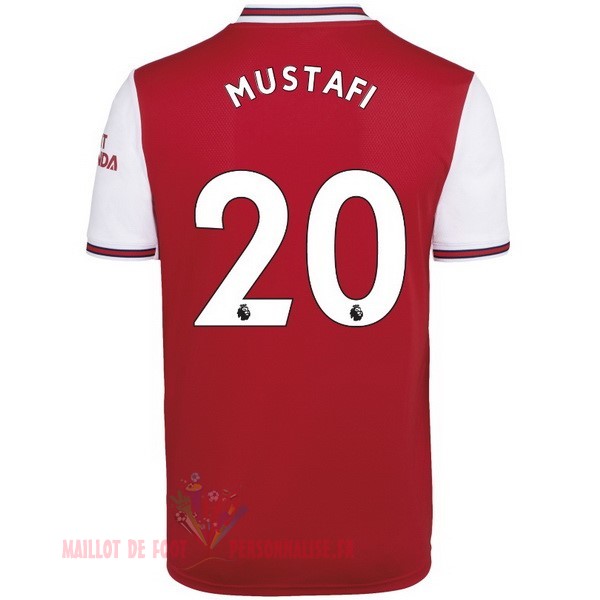 Maillot Om Pas Cher adidas NO.20 Mustafi Domicile Maillot Arsenal 2019 2020 Rouge