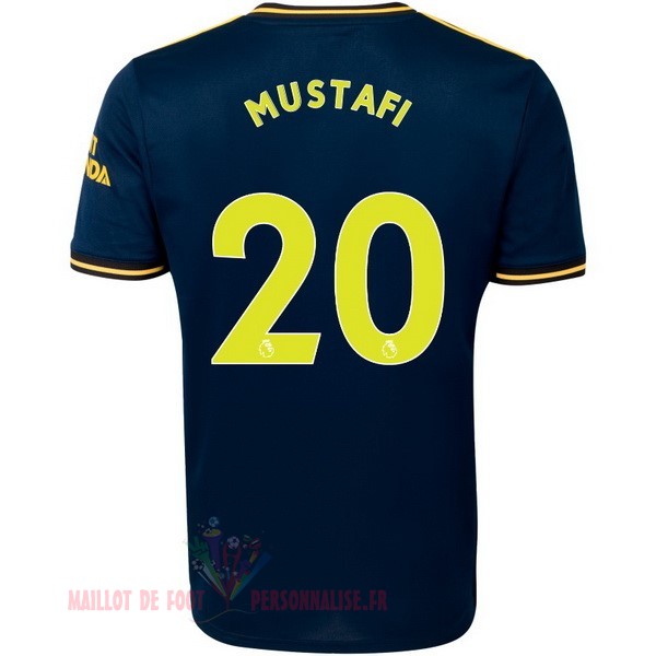 Maillot Om Pas Cher adidas NO.20 Mustafi Third Maillot Arsenal 2019 2020 Bleu