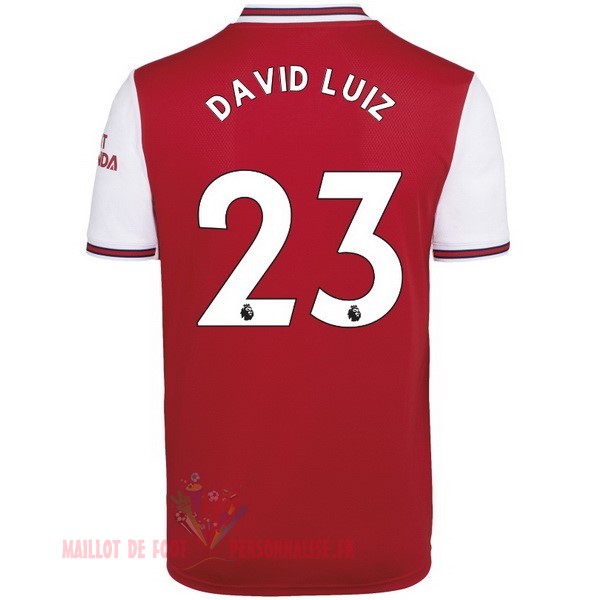 Maillot Om Pas Cher adidas NO.23 David Luiz Domicile Maillot Arsenal 2019 2020 Rouge
