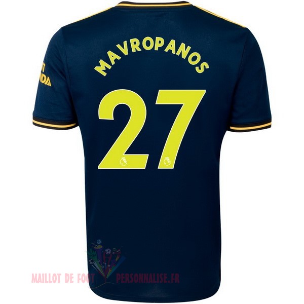 Maillot Om Pas Cher adidas NO.27 Mavropanos Third Maillot Arsenal 2019 2020 Bleu