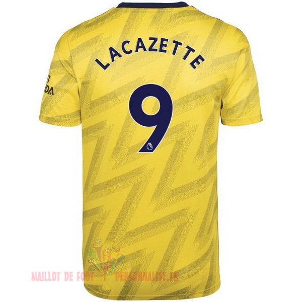 Maillot Om Pas Cher adidas NO.9 Lacazette Exterieur Maillot Arsenal 2019 2020 Jaune
