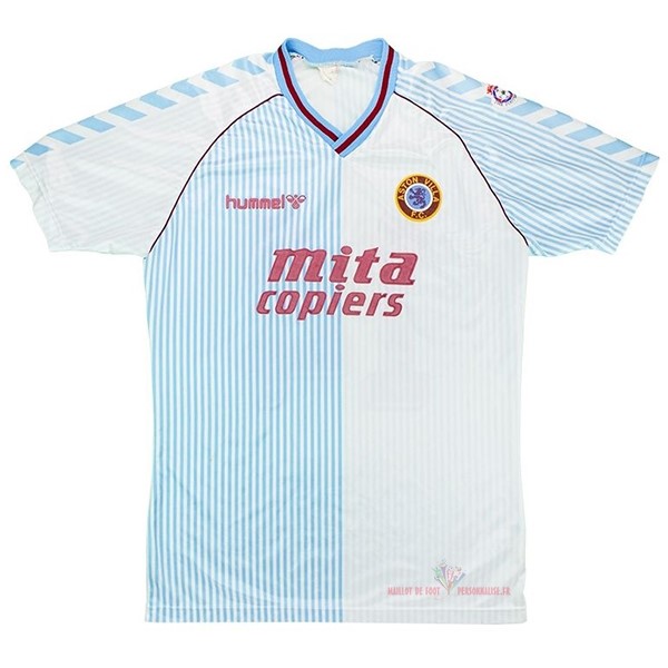Maillot Om Pas Cher hummel Exterieur Camiseta Aston Villa Rétro 1988 1989 Blanc