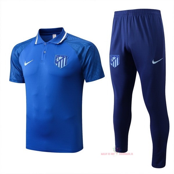 Maillot Om Pas Cher Nike Ensemble Complet Polo Atlético Madrid 2022 2023 Bleu