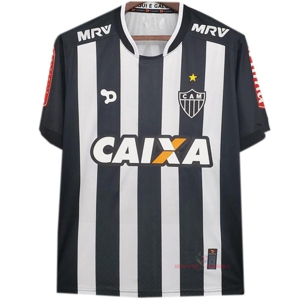 Maillot Om Pas Cher Tenis Charly Domicile Camiseta Atlético Mineiro Rétro 2016 2017 Noir Blanc