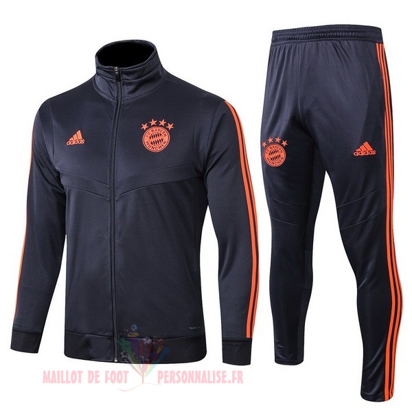 Maillot Om Pas Cher adidas Survêtements Bayern Munich 2019 2020 Bleu Marine Orange