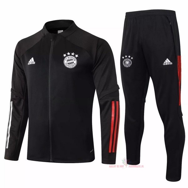 Maillot Om Pas Cher adidas Survêtements Bayern Munich 2020 2021 Noir Rouge