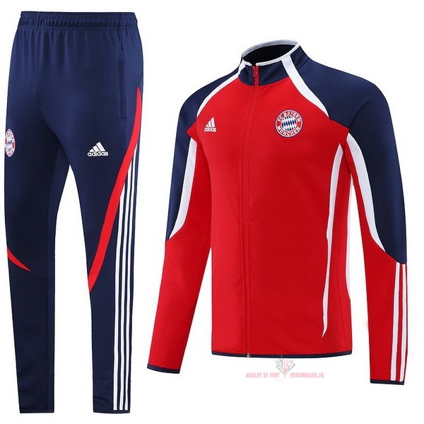 Maillot Om Pas Cher adidas Survêtements Bayern Munich 2021 2022 Bleu Marine Rouge Blanc