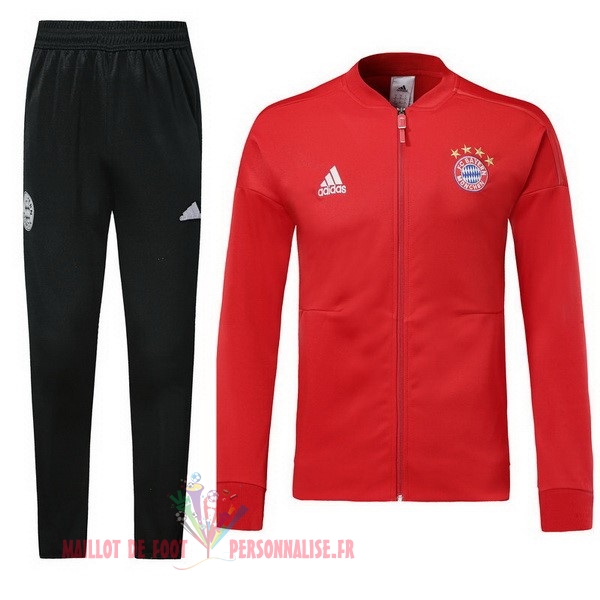 Maillot Om Pas Cher adidas Survêtements Enfant Bayern Munich 18-19 Rouge Noir
