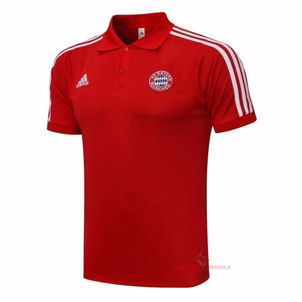 Maillot Om Pas Cher adidas Polo Bayern Munich 2021 2022 Rouge