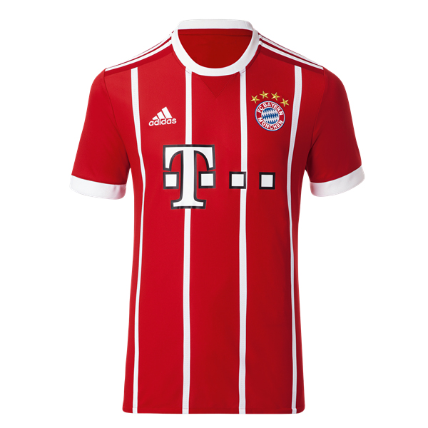 Maillot Om Pas Cher adidas Domicile Maillots Bayern Munich 2017 2018 Rouge