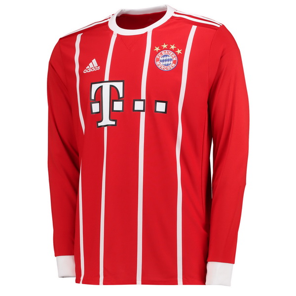 Maillot Om Pas Cher adidas Domicile Maillots Manches Longues Bayern Munich 2017 2018 Rouge