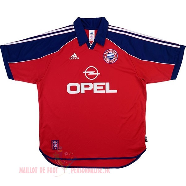 Maillot Om Pas Cher adidas Domicile Maillot Bayern Munich Retro 1999 2001 Rouge