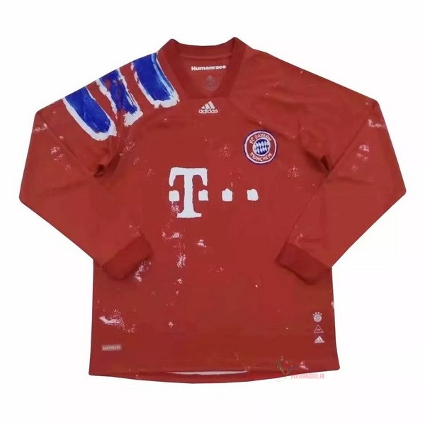 Maillot Om Pas Cher adidas Human Race Manches Longues Bayern Munich 2020 2021 Rouge