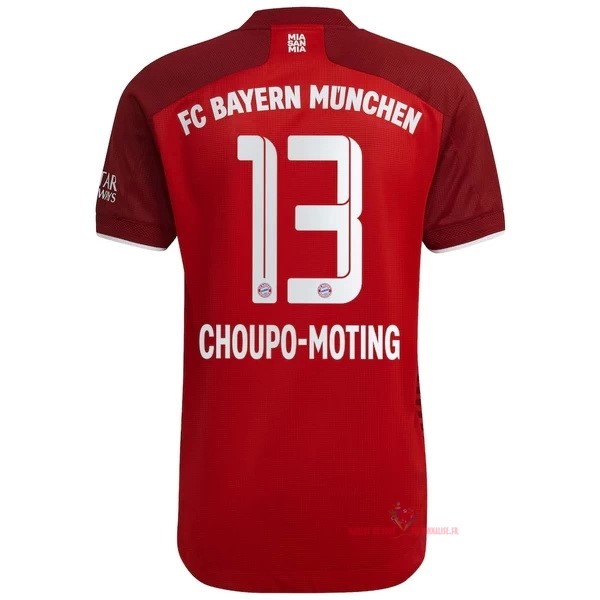 Maillot Om Pas Cher adidas NO.13 Choupo Moting Domicile Maillot Bayern Munich 2021 2022 Rouge