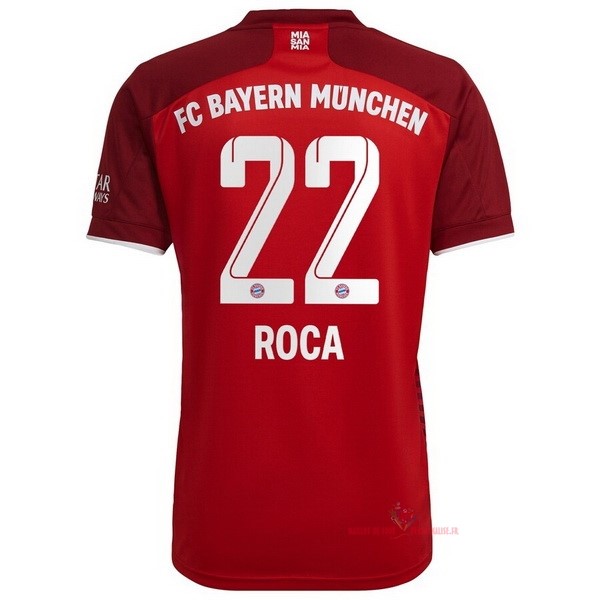 Maillot Om Pas Cher adidas NO.22 Roca Domicile Maillot Bayern Munich 2021 2022 Rouge