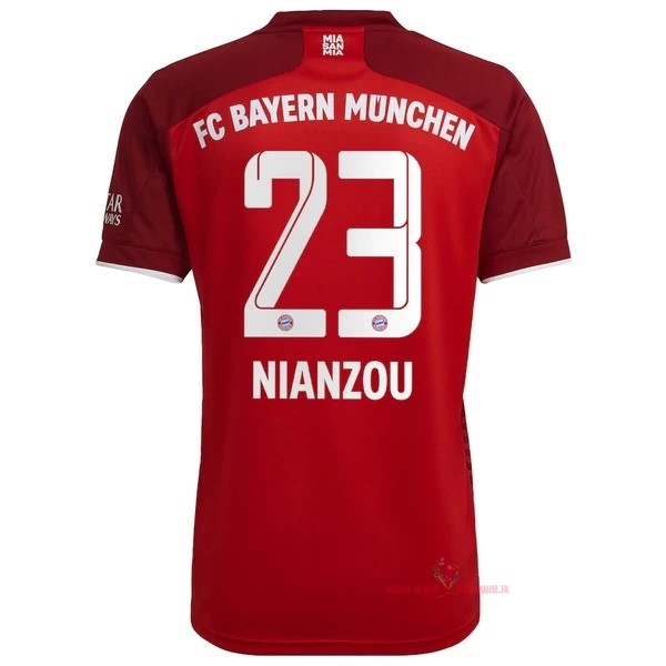 Maillot Om Pas Cher adidas NO.23 Nianzou Domicile Maillot Bayern Munich 2021 2022 Rouge