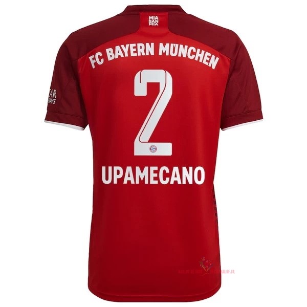Maillot Om Pas Cher adidas NO.2 Upamecano Domicile Maillot Bayern Munich 2021 2022 Rouge