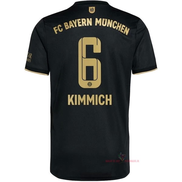 Maillot Om Pas Cher adidas NO.6 Kimmich Exterieur Maillot Bayern Munich 2021 2022 Noir