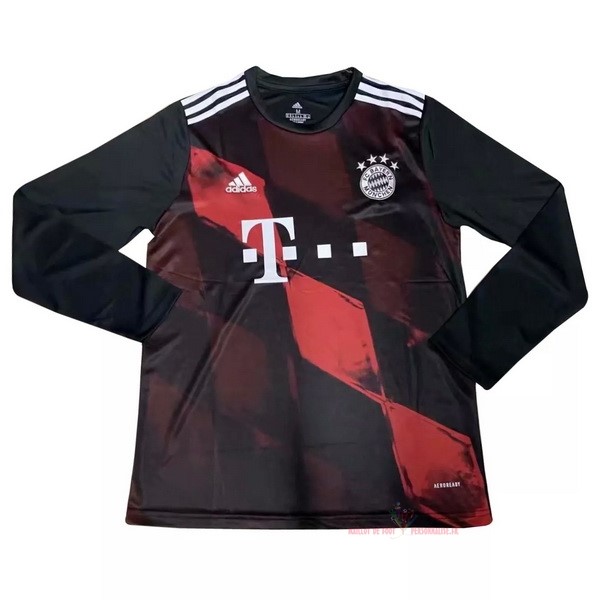 Maillot Om Pas Cher adidas Third Manches Longues Bayern Munich 2020 2021 Rouge
