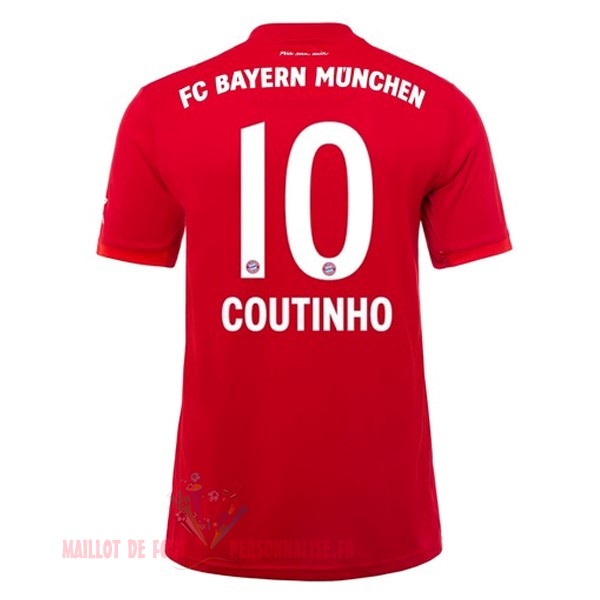 Maillot Om Pas Cher adidas NO.10 Coutinho Domicile Maillot Bayern Munich 2019 2020 Rouge