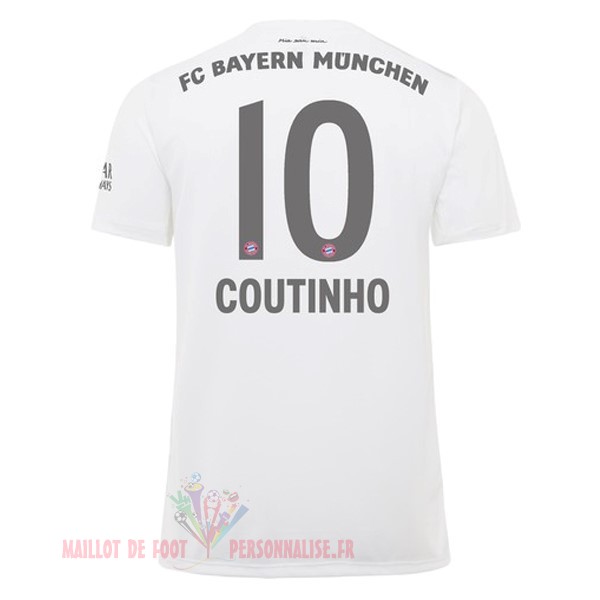 Maillot Om Pas Cher adidas NO.10 Coutinho Exterieur Maillot Bayern Munich 2019 2020 Blanc