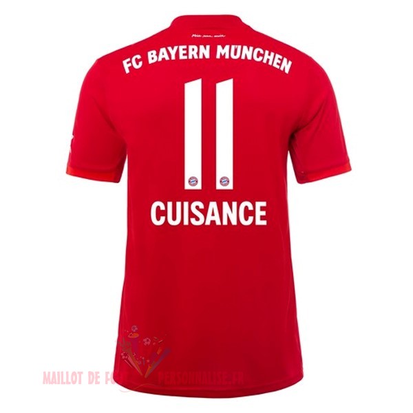 Maillot Om Pas Cher adidas NO.11 Cuisance Domicile Maillot Bayern Munich 2019 2020 Rouge