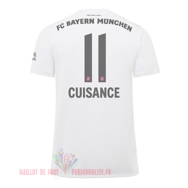 Maillot Om Pas Cher adidas NO.11 Cuisance Exterieur Maillot Bayern Munich 2019 2020 Blanc
