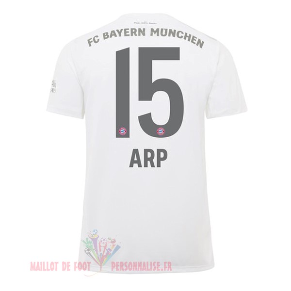 Maillot Om Pas Cher adidas NO.15 ARP Exterieur Maillot Bayern Munich 2019 2020 Blanc