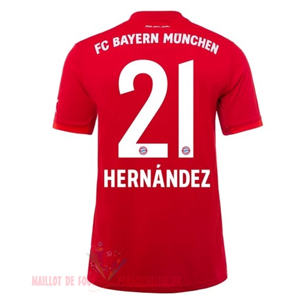 Maillot Om Pas Cher adidas NO.21 Hernández Domicile Maillot Bayern Munich 2019 2020 Rouge