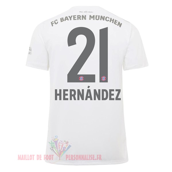 Maillot Om Pas Cher adidas NO.21 Hernández Exterieur Maillot Bayern Munich 2019 2020 Blanc