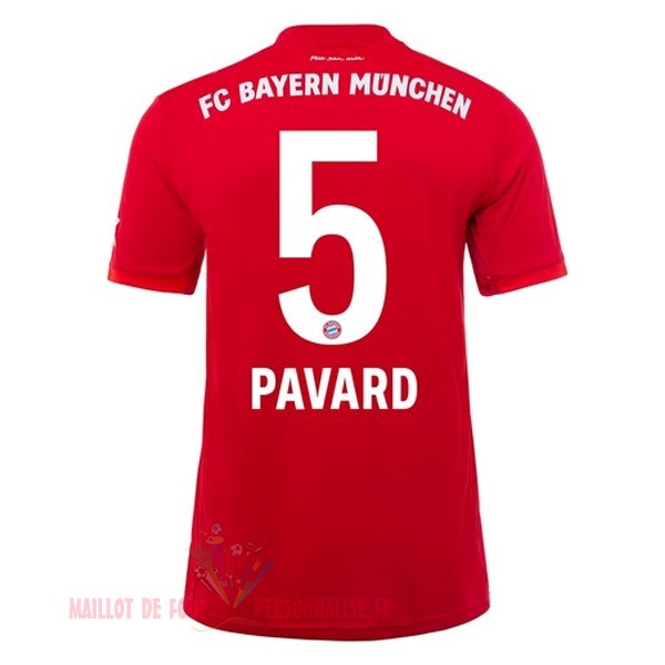 Maillot Om Pas Cher adidas NO.5 Pavard Domicile Maillot Bayern Munich 2019 2020 Rouge