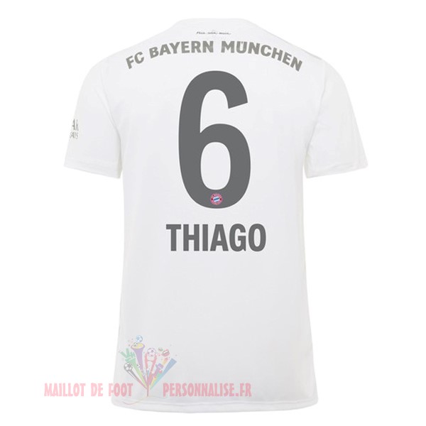 Maillot Om Pas Cher adidas NO.6 Thiago Exterieur Maillot Bayern Munich 2019 2020 Blanc
