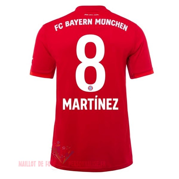 Maillot Om Pas Cher adidas NO.8 Martinez Domicile Maillot Bayern Munich 2019 2020 Rouge