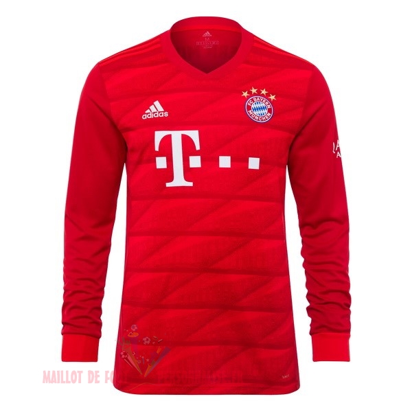 Maillot Om Pas Cher adidas Domicile Manches Longues Bayern Munich 2019 2020 Rouge