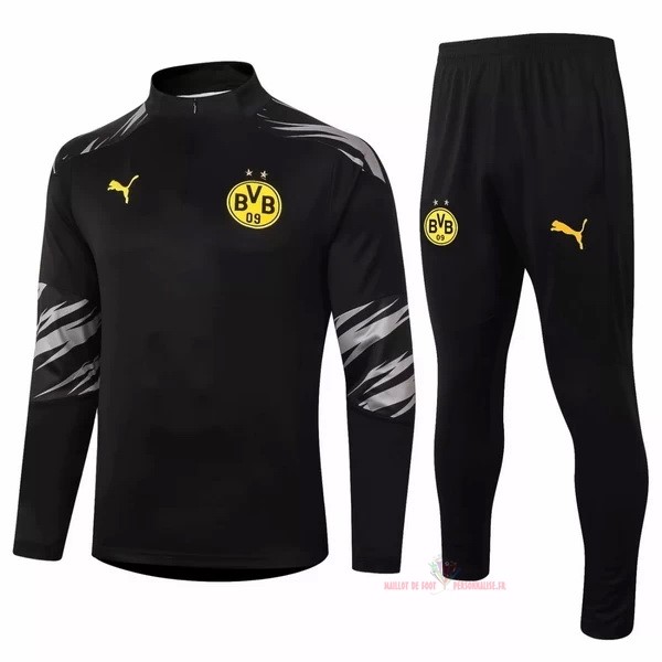 Maillot Om Pas Cher PUMA Survêtements Borussia Dortmund 2020 2021 Noir Gris