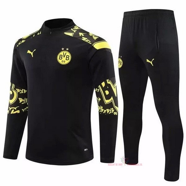 Maillot Om Pas Cher PUMA Survêtements Borussia Dortmund 2020 2021 Noir Jaune