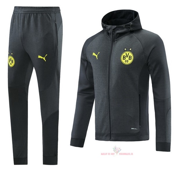 Maillot Om Pas Cher PUMA Survêtements Borussia Dortmund 2021 2022 Gris Marine Jaune