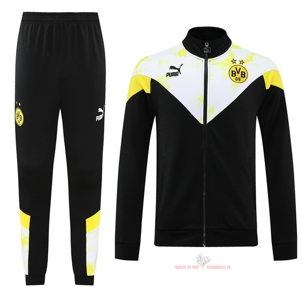 Maillot Om Pas Cher PUMA Survêtements Borussia Dortmund 2022 2023 Noir Jaune Blanc