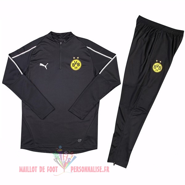 Maillot Om Pas Cher PUMA Survêtements Enfant Borussia Dortmund 18-19 Noir