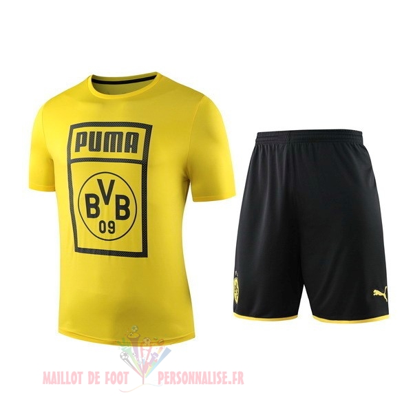 Maillot Om Pas Cher PUMA Entrainement Ensemble Borussia Dortmund 2019 2020 Jaune Noir