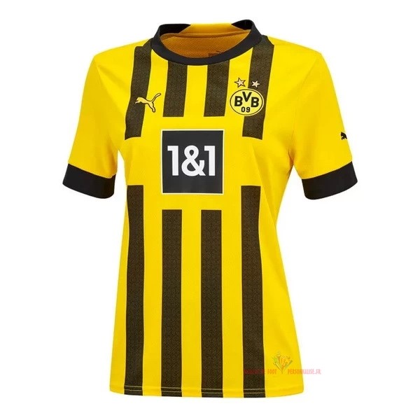 Maillot Om Pas Cher PUMA Domicile Maillot Femme Borussia Dortmund 2022 2023 Jaune