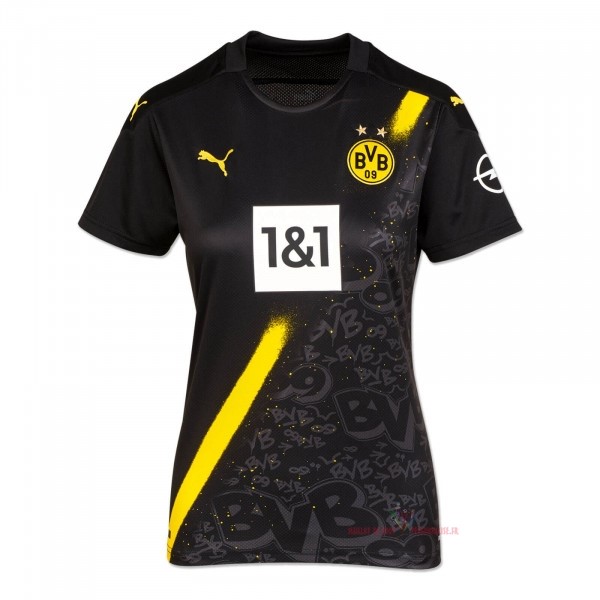 Maillot Om Pas Cher PUMA Exterieur Maillot Femme Borussia Dortmund 2020 2021 Noir