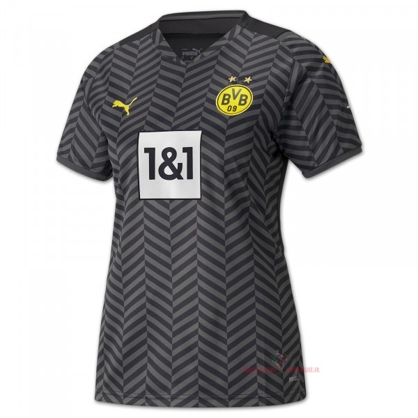 Maillot Om Pas Cher PUMA Exterieur Maillot Femme Borussia Dortmund 2021 2022 Noir