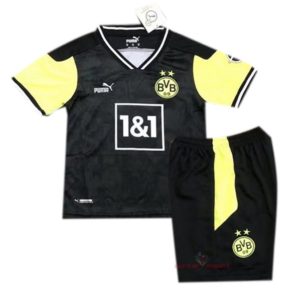 Maillot Om Pas Cher PUMA Spécial Conjunto De Enfant Borussia Dortmund 2021 2022 Noir