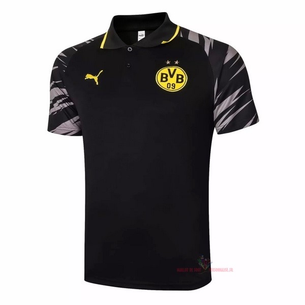 Maillot Om Pas Cher PUMA Polo Borussia Dortmund 2020 2021 Noir