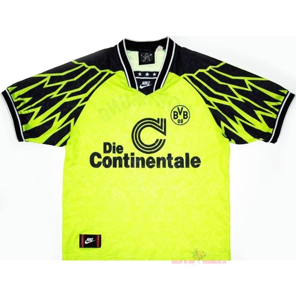 Maillot Om Pas Cher Nike Domicile Maillot Borussia Dortmund Rétro 1994 1995 Jaune