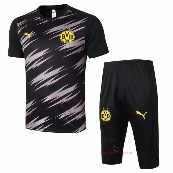 Maillot Om Pas Cher PUMA Entrainement Ensemble Complet Borussia Dortmund 2020 2021 Noir Jaune